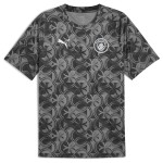 Günstige Fußballtrikots Manchester City Pre-Match 2025-26 Schwarze Kurzarm